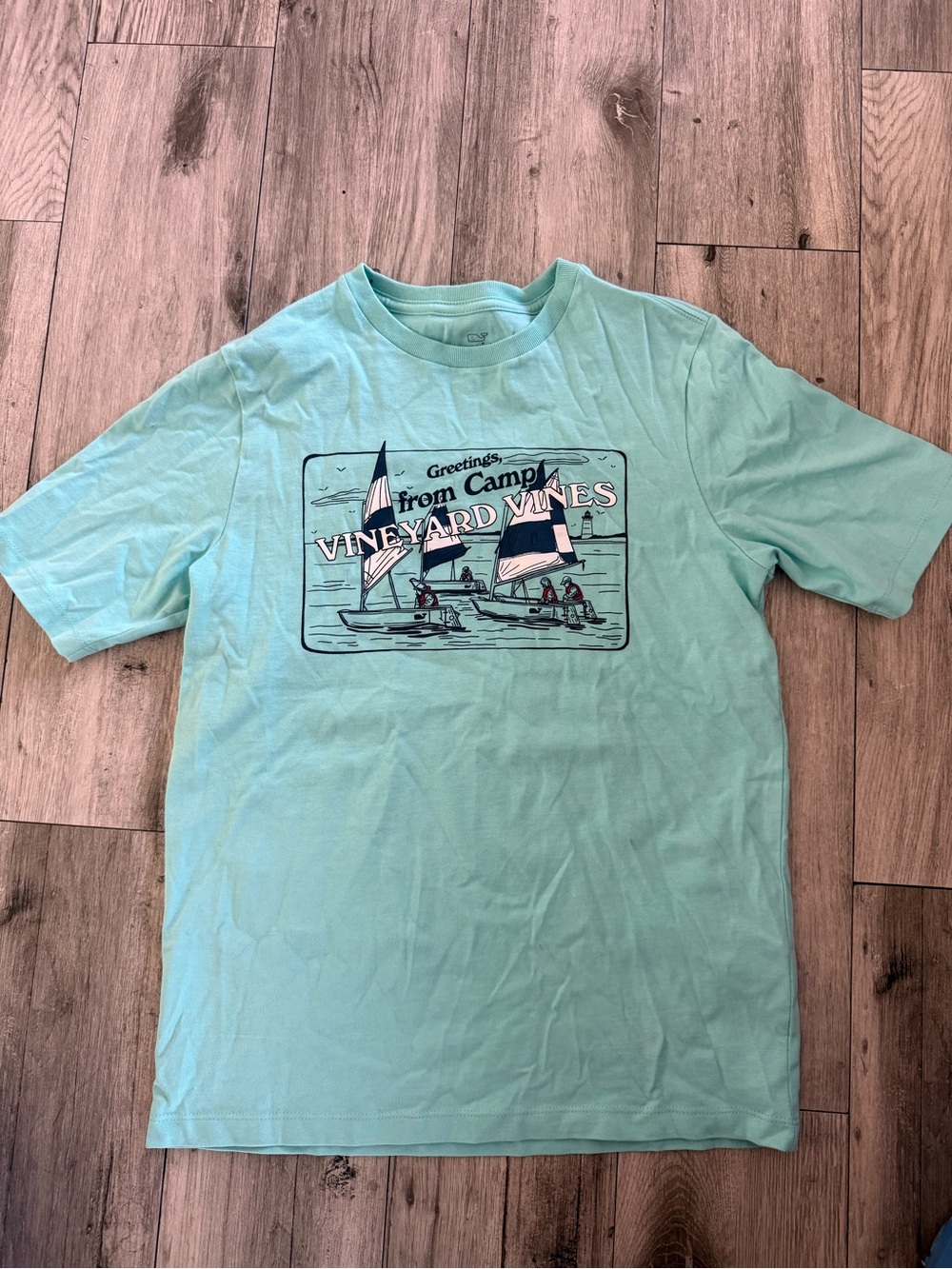 Vineyard Vines Mint Green Crewneck Tee